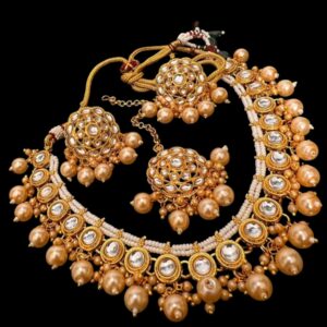 Indian Kundun Necklace Set