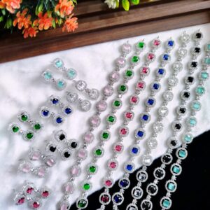 Micro American Diamond 2-in-1 Necklace Set